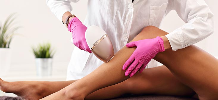 épilation laser des jambes